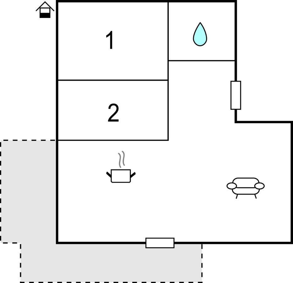 2 Bedroom Cozy Apartment In レヒリン エクステリア 写真
